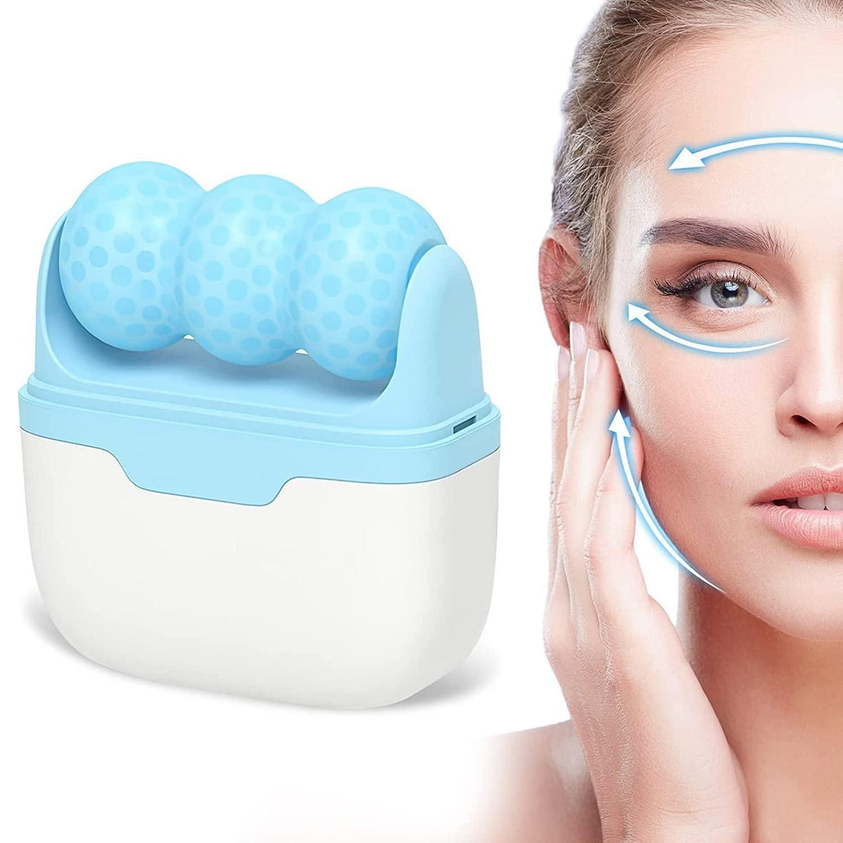 2-in-1 Ice Roller for Face & Body | Cooling Massage & Skincare Tool