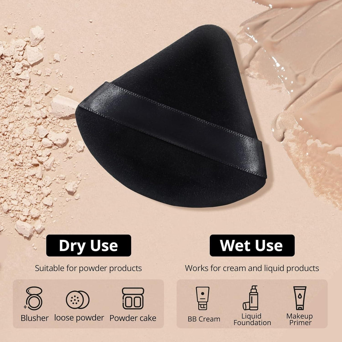 VelvetBlend Powder Puff
Smooth, Flawless & Airbrushed Makeup Finish Every Day