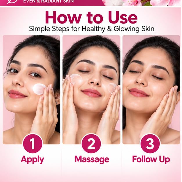 Xiraya Skin Brightening Cream for Radiant Even Looking Complexion, Helps Reduce Dark Spot Appearance, Brightens Dull-Looking Skin, Daily Face Moisturizer for All Types, 50g