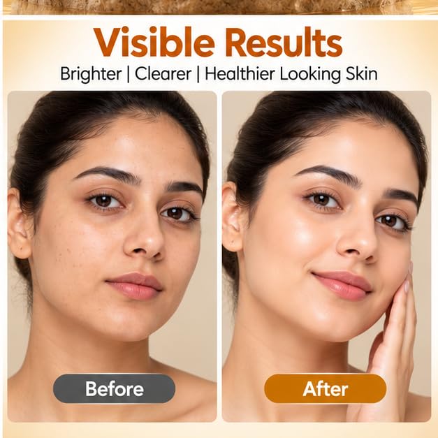 Skin Brightening Face Wash with Vitamin C & Licorice Extract for Glow & Radiance, Gentle Cleansing Face Wash for All Skin Types, 100 ml
