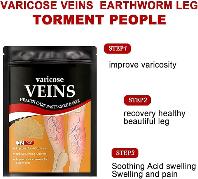 Varicose Vein Care Patches (12 Patches)