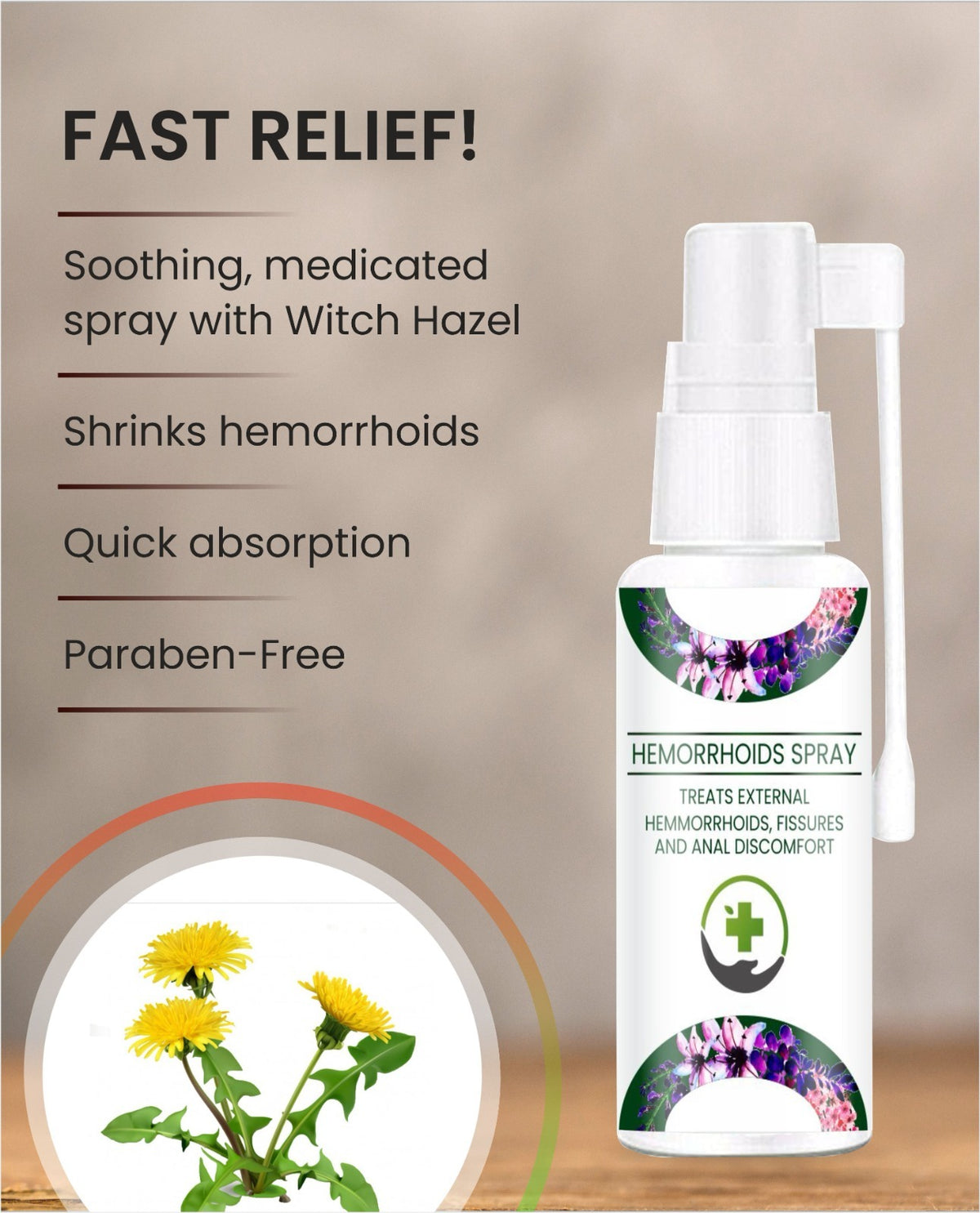 Hemo Herbal Spray for Piles Relief (Pack of 2)