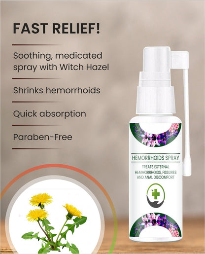 Hemo Herbal Spray for Piles Relief (Pack of 2)