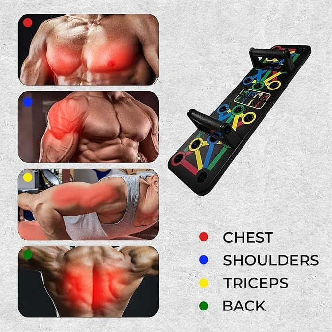 Premium 15-in-1 Push-Up Board (Home Workout System)