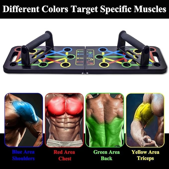 Premium 15-in-1 Push-Up Board (Home Workout System)