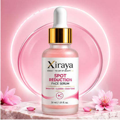 Xiraya Spot Reduction Face Serum for Brighter Even Looking Skin, Dark Spot Appearance Care, Radiance & Glow Support, Lightweight Daily Facial Serum, Non Greasy Formula, 30 ml