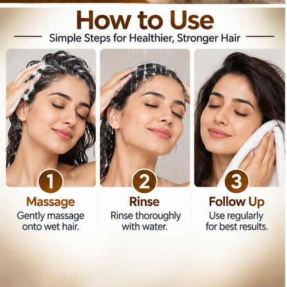 Xiraya 7 in 1 Repair Shampoo 200 ml with Biotin, Proteins & Fenugreek for Dry, Weak & Damaged Hair, Nourishing Hydrating Shampoo for Stronger, Healthier-Looking Hair