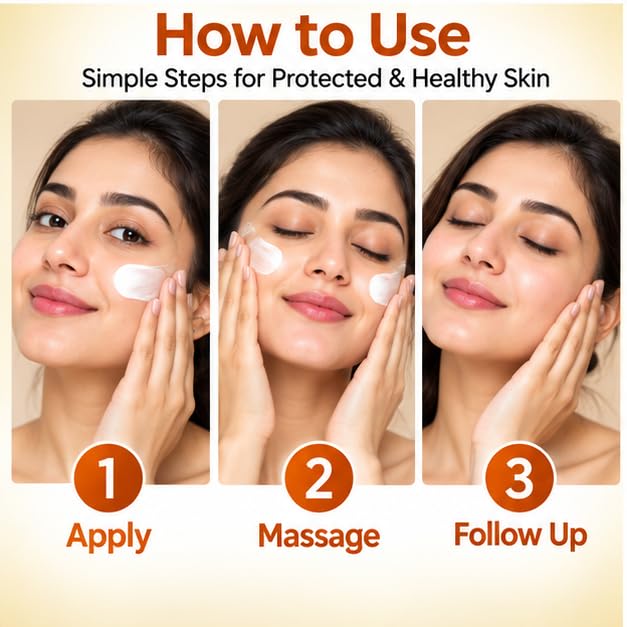 Xiraya SPF 30 PA+++ Face Cream with Vitamin E & Niacinamide, Daily Sun Protection Moisturizer, Helps Hydrate & Maintain Soft Skin, UVA & UVB Protection, All Skin Types, 50g