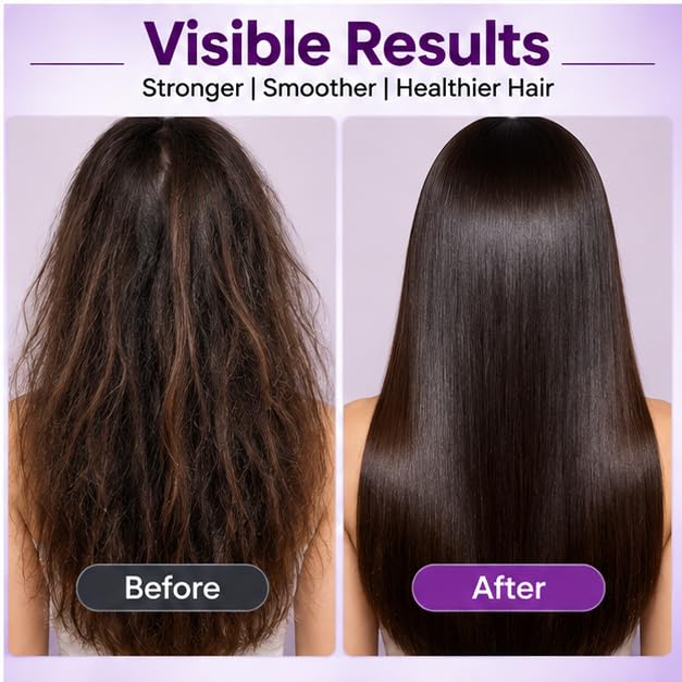 Xiraya Damage Repair Conditioner 200 ml with Keratin & Argan Oil for Dry, Weak and Damaged Hair, Strengthening Conditioner for Smoother, Softer & Healthier-Looking Hair