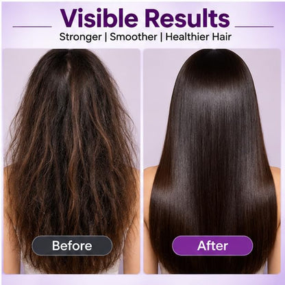 Xiraya Damage Repair Conditioner 200 ml with Keratin & Argan Oil for Dry, Weak and Damaged Hair, Strengthening Conditioner for Smoother, Softer & Healthier-Looking Hair