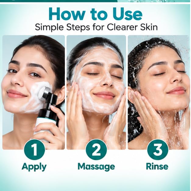 Xiraya 1% Salicylic Acid Face Wash 150 ml with Tea Tree Extract & Zinc PCA for Oily and Acne-Prone Skin, Helps Unclog Pores, Reduce Excess Oil & Refresh Skin