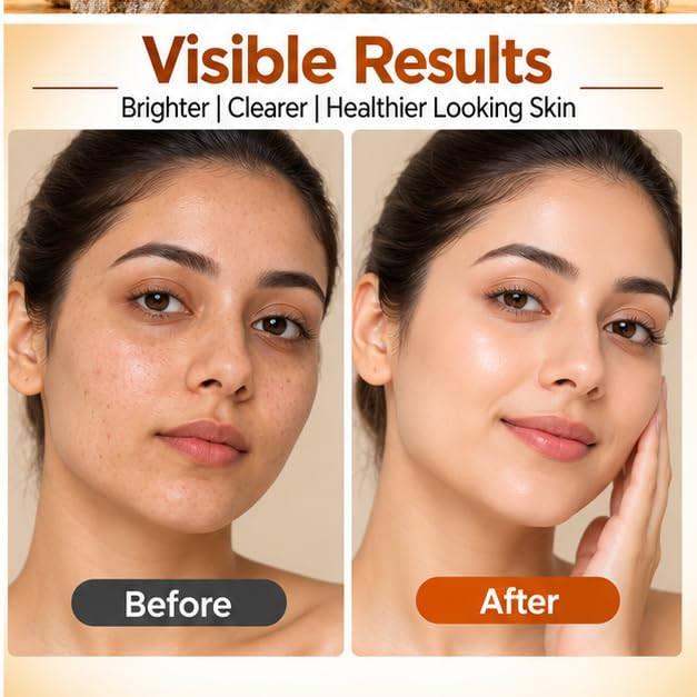 Skin Brightening Face Wash with Vitamin C & Licorice Extract for Glow & Radiance, Gentle Cleansing Face Wash for All Skin Types, 150 ml
