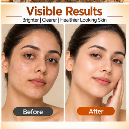 Skin Brightening Face Wash with Vitamin C & Licorice Extract for Glow & Radiance, Gentle Cleansing Face Wash for All Skin Types, 150 ml