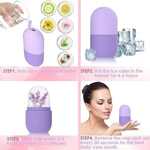 Ice Face Roller Silicone Facial Cube