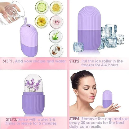 Ice Face Roller Silicone Facial Cube