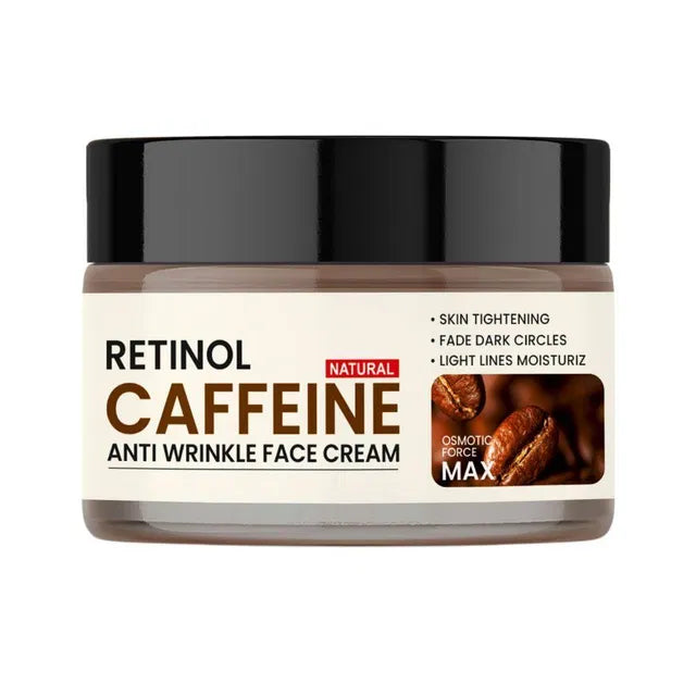 Retinol Caffeine Anti Wrinkle Face Cream jar